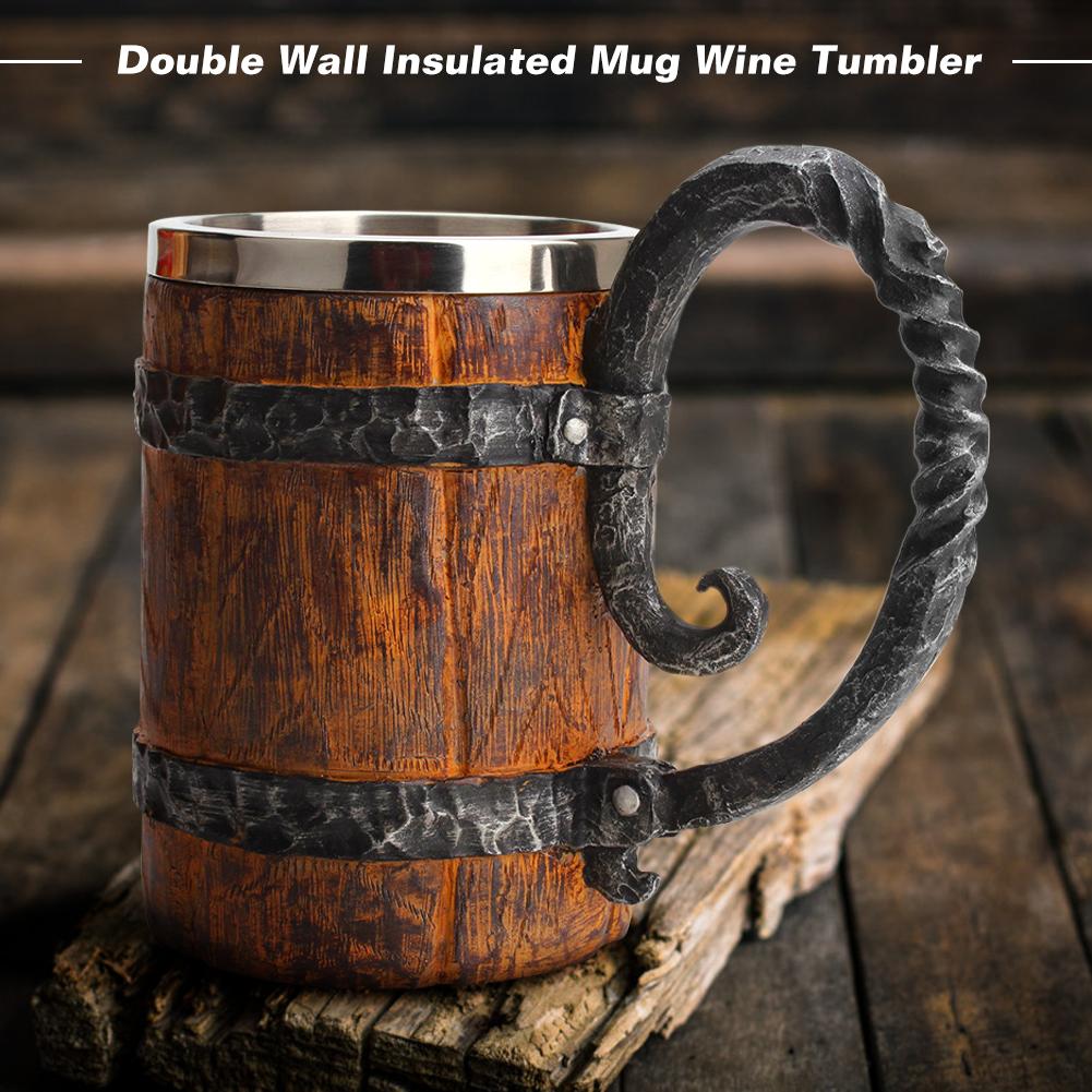 menilo Asgardian Alehouse Beer Stein – Classic Ceramic Mug